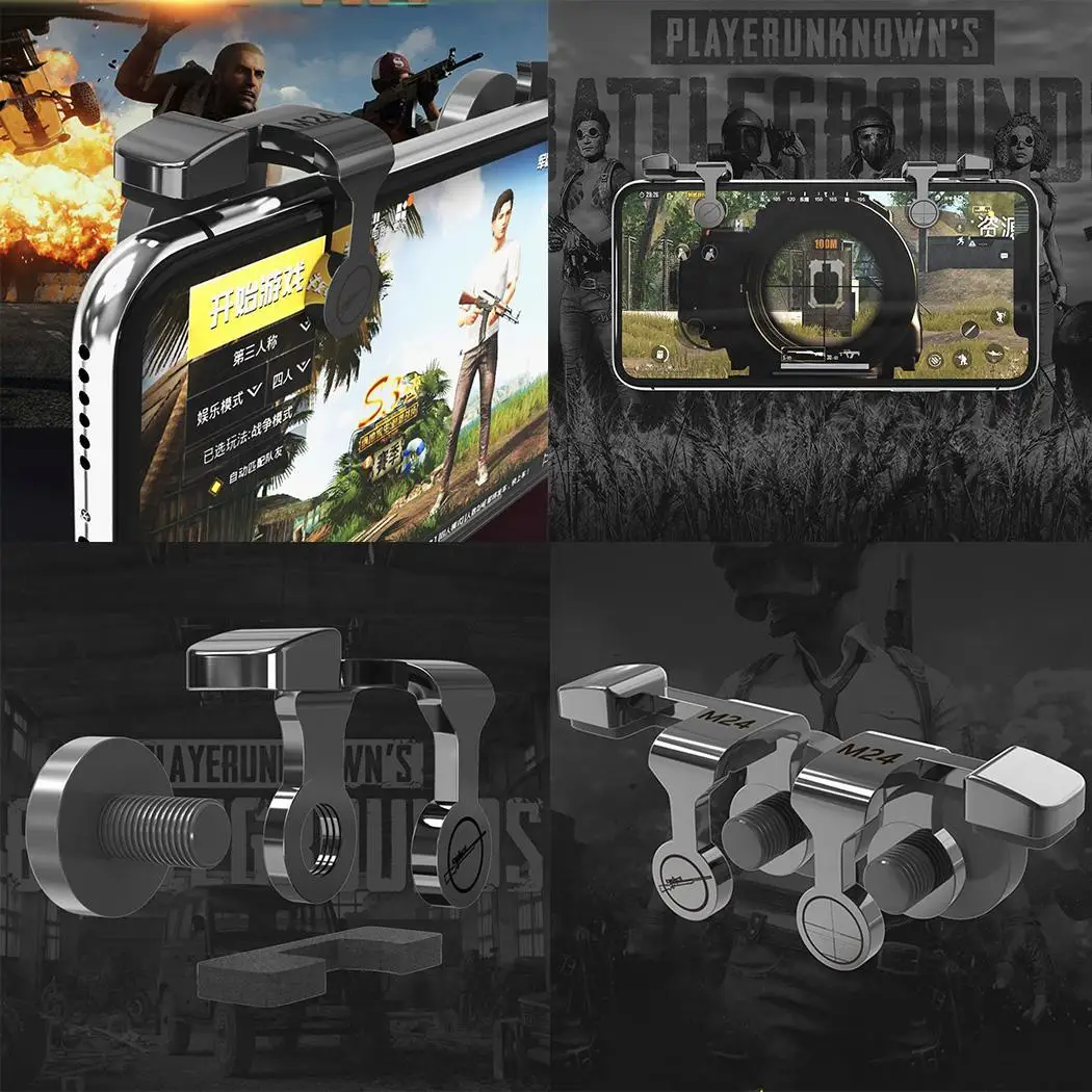 Унисекс мобильный игровой контроллер геймпад ручная ручка черная