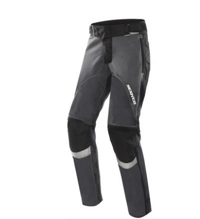 black pants SCOYCO летняя мотоциклетная Джерси одежда защита от падения Защитное снаряжение одежда Броня Motocicleta Светоотражающая в ночное время - Цвет: black pants
