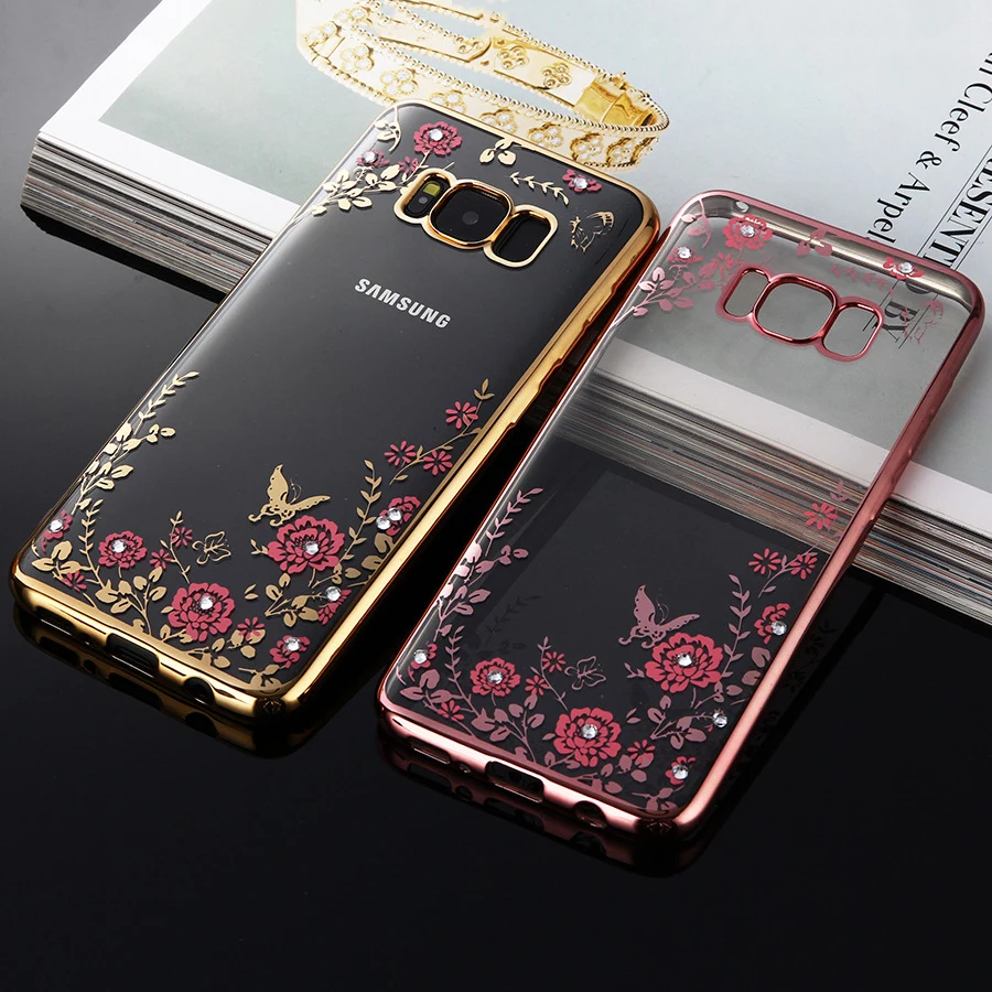 Шикарный мягкий чехол из ТПУ для задней панели чехол для samsung Galaxy S9 плюс S8 S7 край S6 A3 A5 A7 J3 J5 J7 J730 Pro A8 плюс чехол