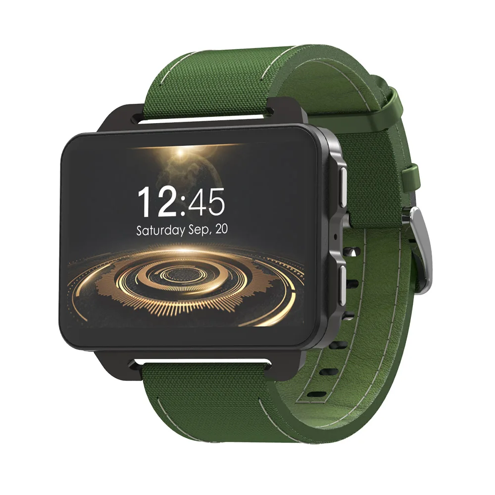 Green LEMFO LEM4 Pro 2,2 дюймов дисплей 3g Смарт-часы Android 5,1 1200 мАч литиевая батарея 1 Гб+ 16 Гб Wi-Fi взять видео сменный ремешок - Цвет: Green