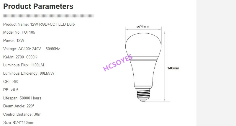Milight E27 FUT012 9 Вт/FUT105 12 Вт RGB+ CCT светодиодный светильник 16 миллион цветов CCT смартфон приложение управление прожектор 110 В 220 В умная лампа