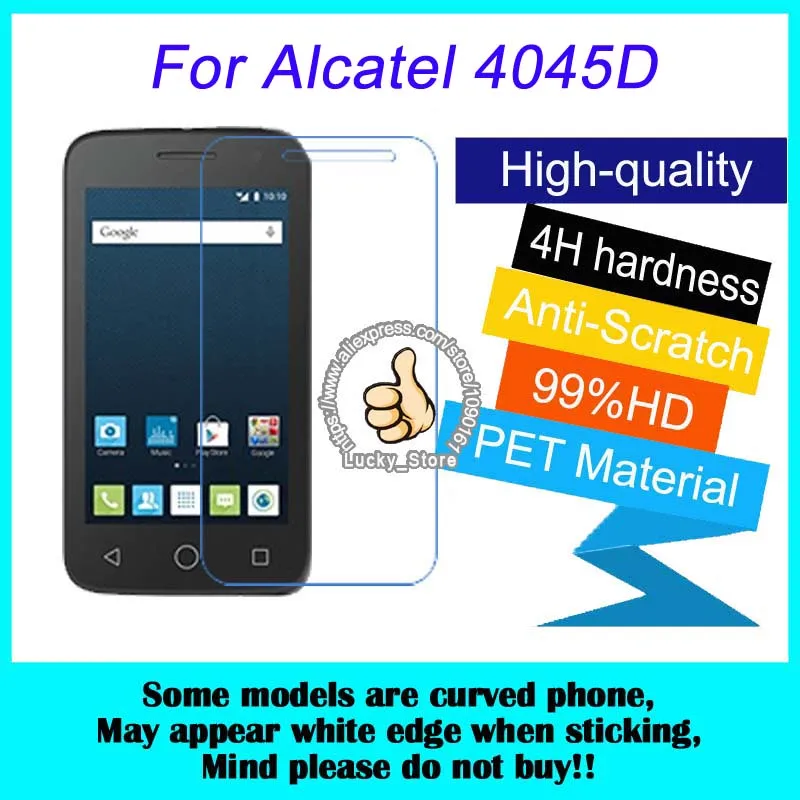 10 шт./лот для Alcatel 4030D 4030E 4032D 4033D 4035X 4037A 4037 т 4045D 4109X 5010D 5017 высокий ясный протектор
