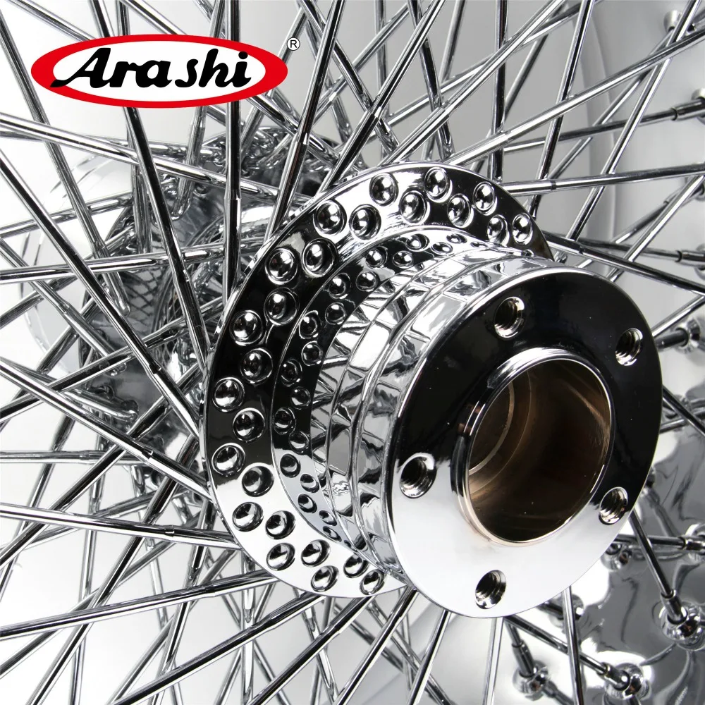 Хромированный обод колеса Arashi 18x10 5 дюйма 80 спиц задний для Harley Davidson Custom FXSB SOFTAIL Road