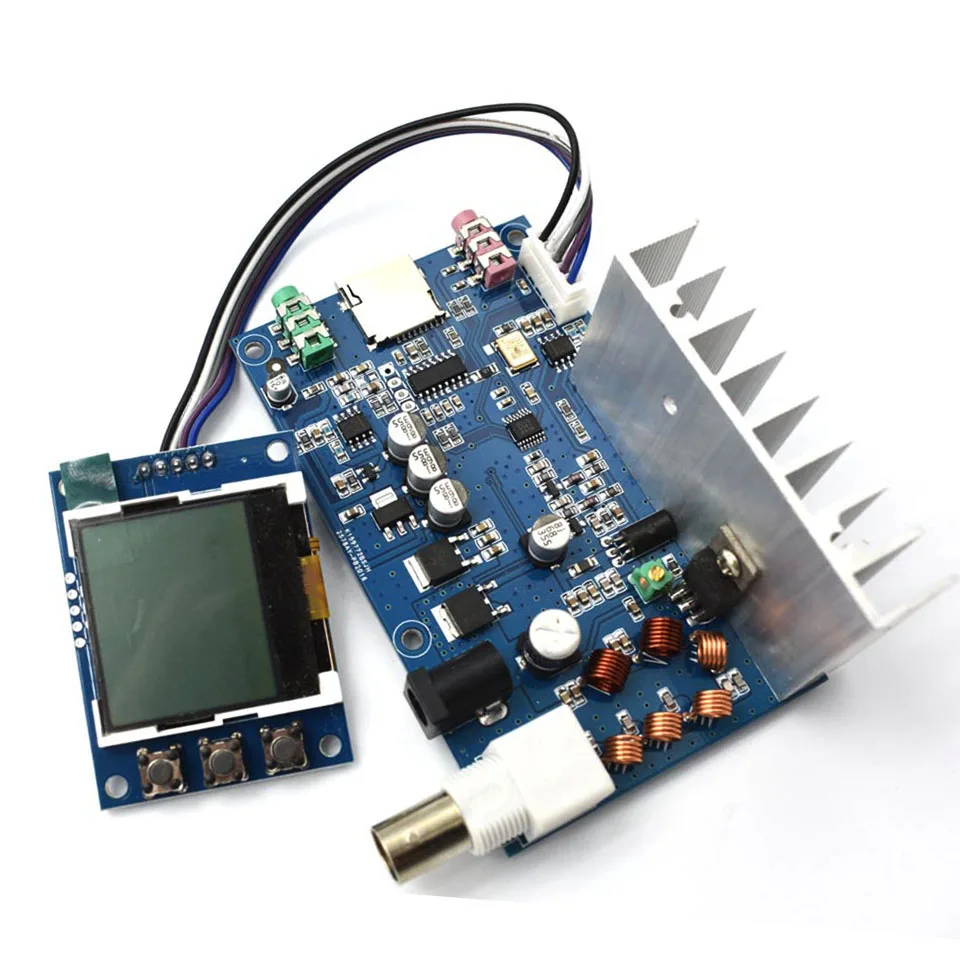 FM 5 W 76 M-108 MHZ стерео PLL fm-передатчик люкс 7 W Максимальная частота мощности 12 V DC готовая плата A9-015