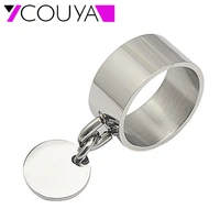 fashion unique design silver color brand rings for men nobility party wedding dog pendant rings stainless steel jewelry