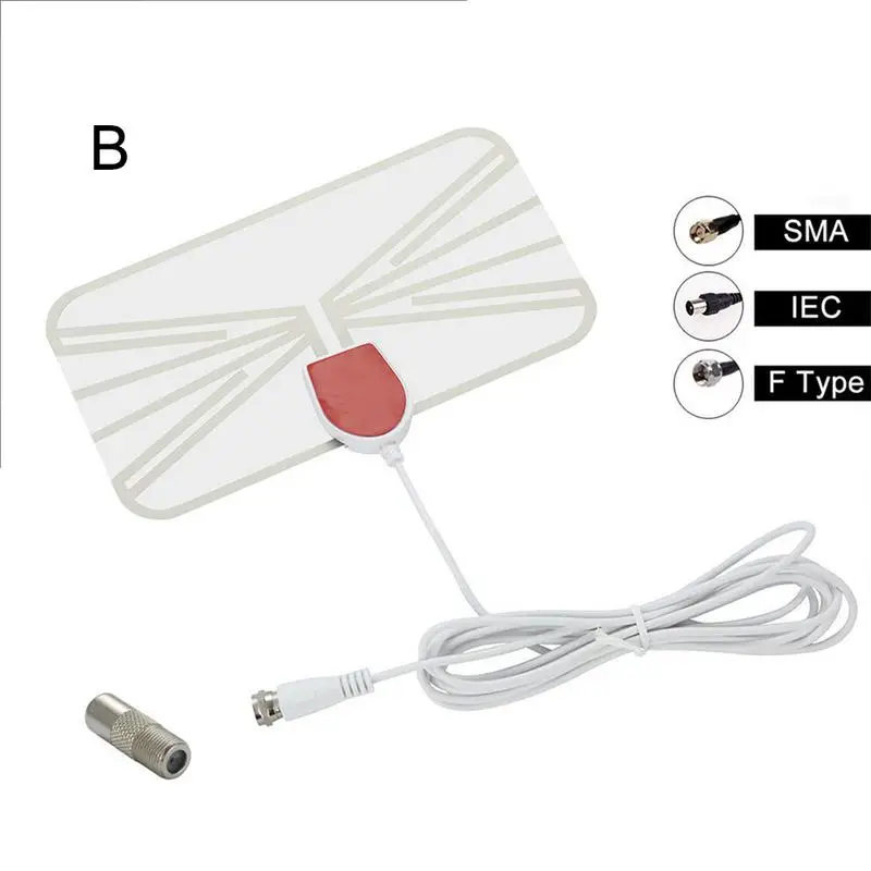 

satellite tv receiver Digital HDTV Antenna Amplified 80 Mile Range 4K HD VHF UHF for Freeview for Life Local Channels Broadcast
