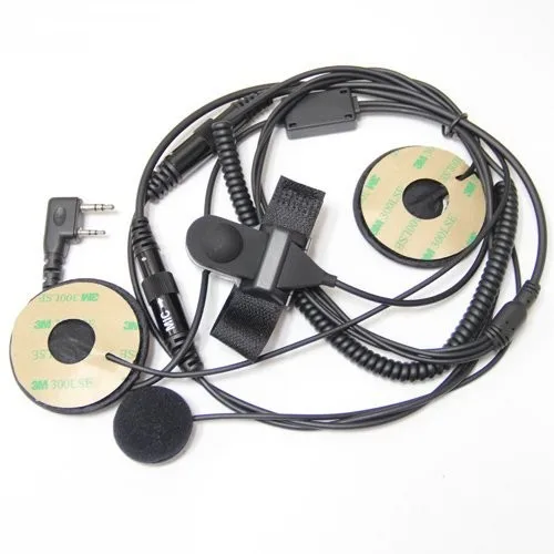 

Helmet Headset Earpiece 2-Pin for Baofeng Walkie Talike UV-5R UV-5RE Plus BF-F8 GT-3 BF-888S UVB5