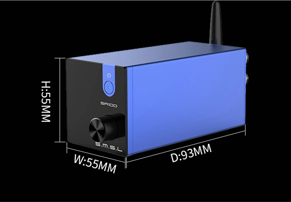 SMSL SA100 Hifi Bluetooth 5,0 усилитель мощности TPA3116 усилители аудио усилитель 50 Вт+ 50 Вт Hi-Res портативный усилитель цифровой
