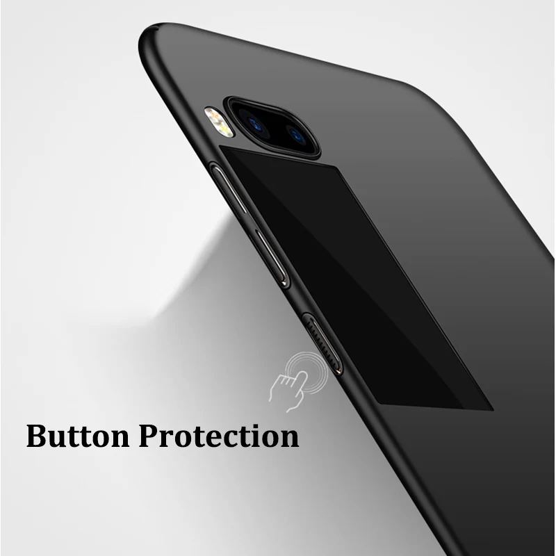Чехол MAKAVO для Meizu Pro 7 Матовый Жесткий Пластиковый Тонкий чехол с защитой 360