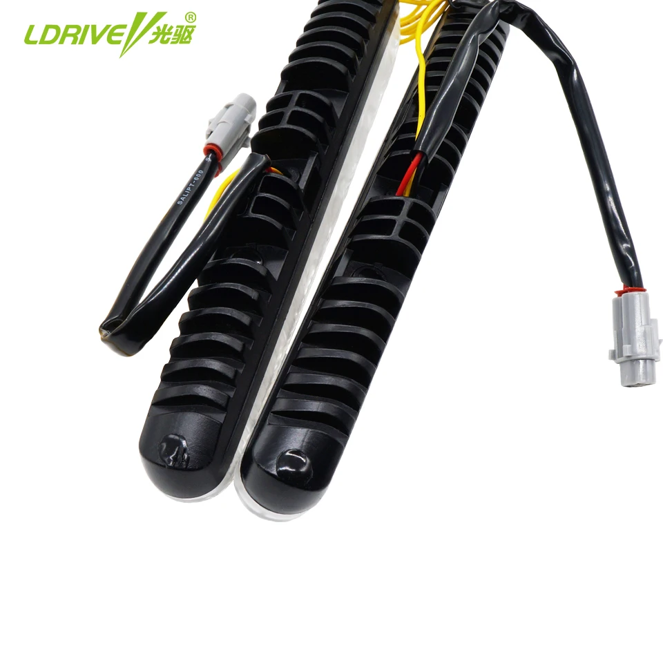 2 шт./лот супер яркий белый с желтый указатель поворота 6 светодиодных