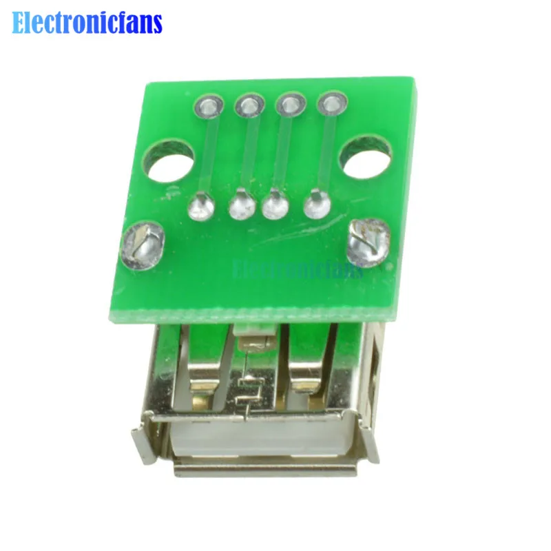 10 шт. конвертер USB типа A мама для разъема Arduino диаметром 2 54 мм|Интегральные схемы| |