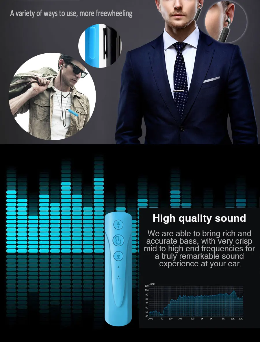 Комплект Bluetooth наушников с приемником 3 5 мм свободные руки аудио музыка AUX