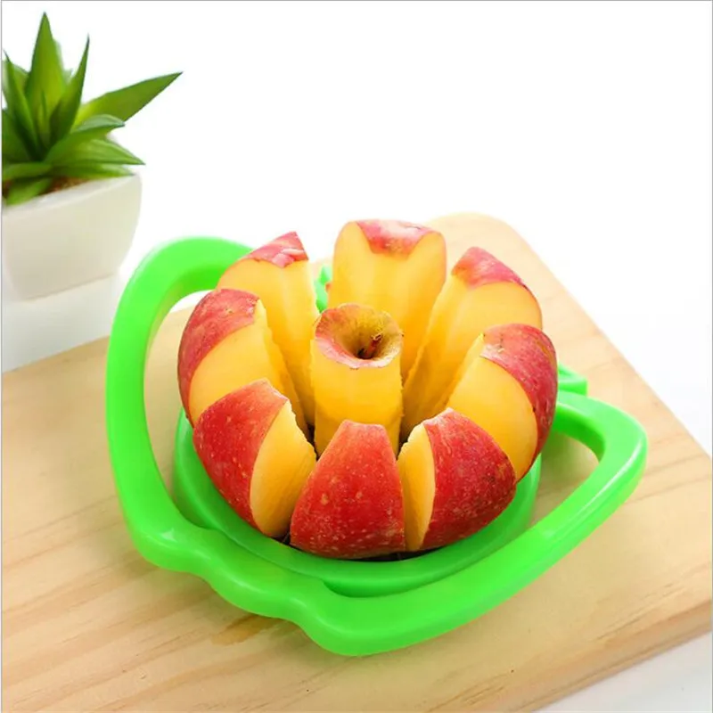 1Pcs Apple Slicer Cutter With Handle Pear Fruit Divider Shredders Tool Comfort Kitchen Peeler Fast Shipping Household | Дом и сад