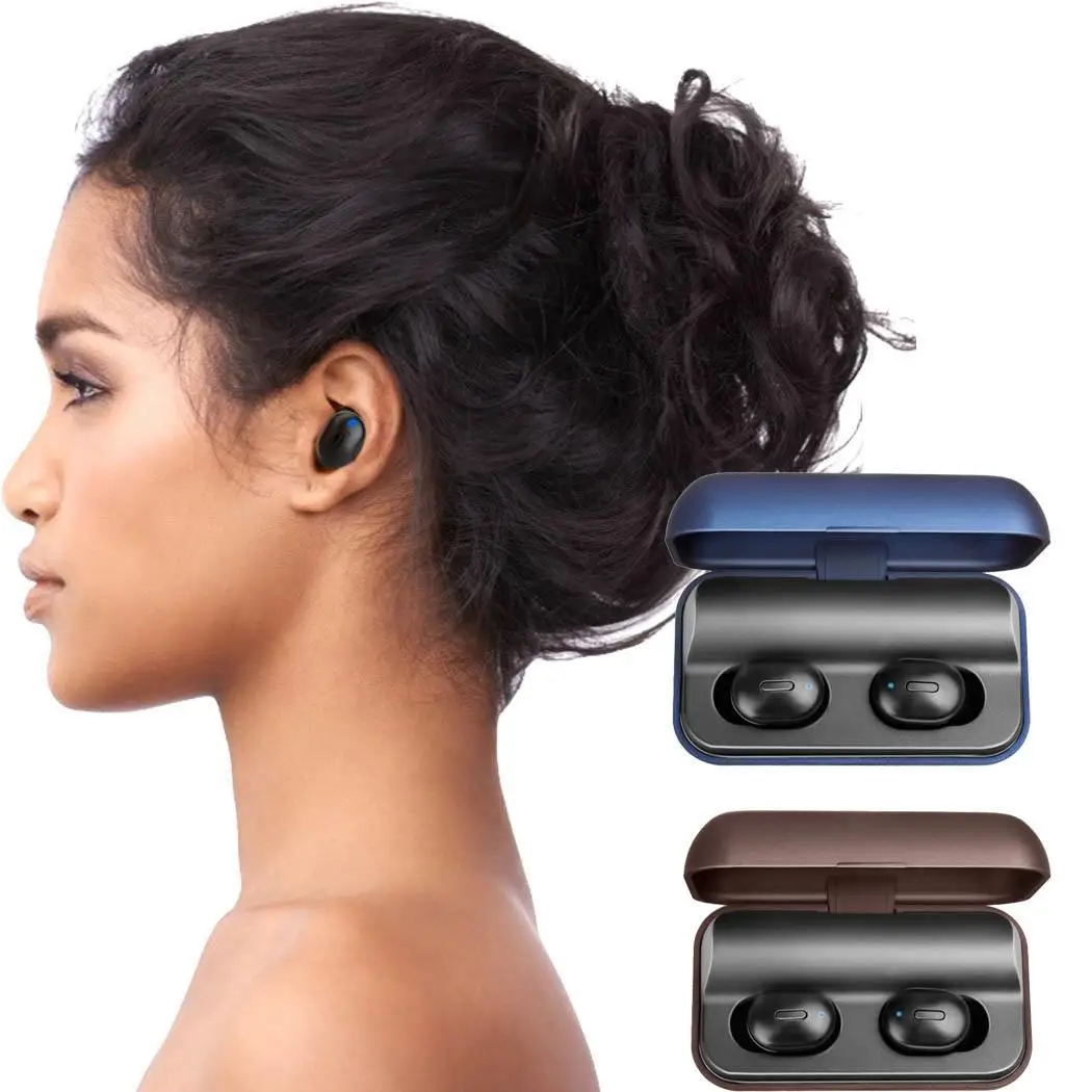 Мини T1 PRO V5.0 Bluetooth наушники 3D настоящие беспроводные стерео с микрофоном