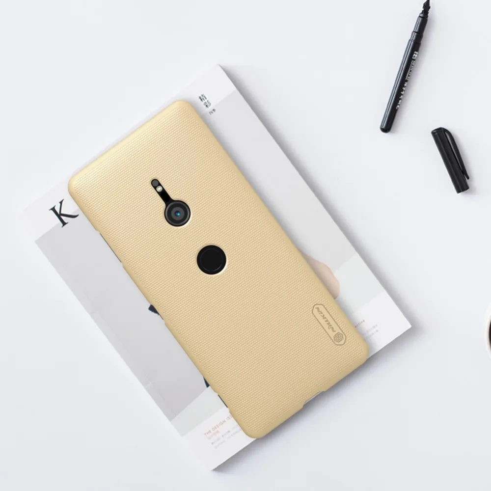 Для Sony Xperia XZ3 чехол Nillkin Супер Матовый Защитный PC задняя крышка Ультратонкий