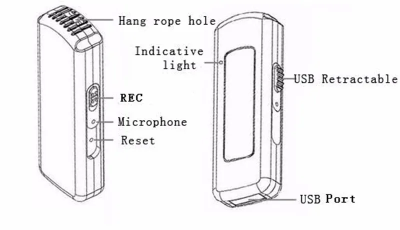 8GB Диктофон с функцией голосовой активации, флеш-накопитель, мини USB диктофон, ручка, цифровая аудиозапись, профессиональное устройство записи звука