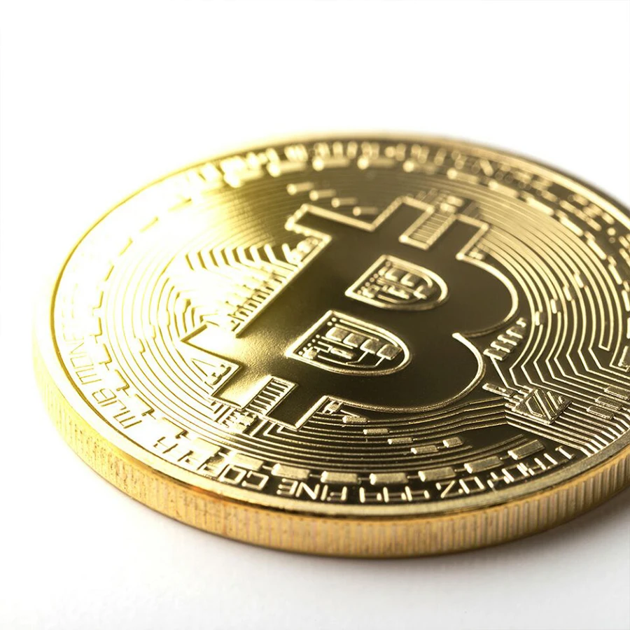 5 шт./компл. позолоченные монеты Биткойн коллекционные большой подарок Бит монета