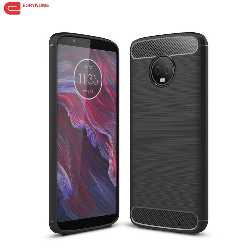 Чехол для Motorola Moto G6 Plus силиконовый Ультратонкий Мягкий ТПУ чехол с полной защитой