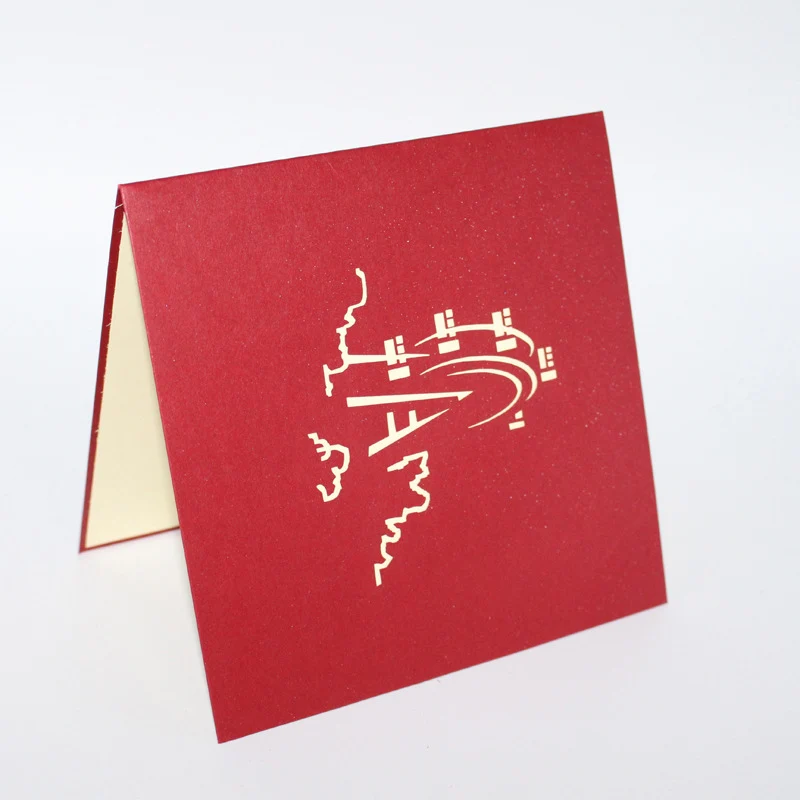 3D лазерная резка горячий поп ручная резьба колесо обозрения бумажные