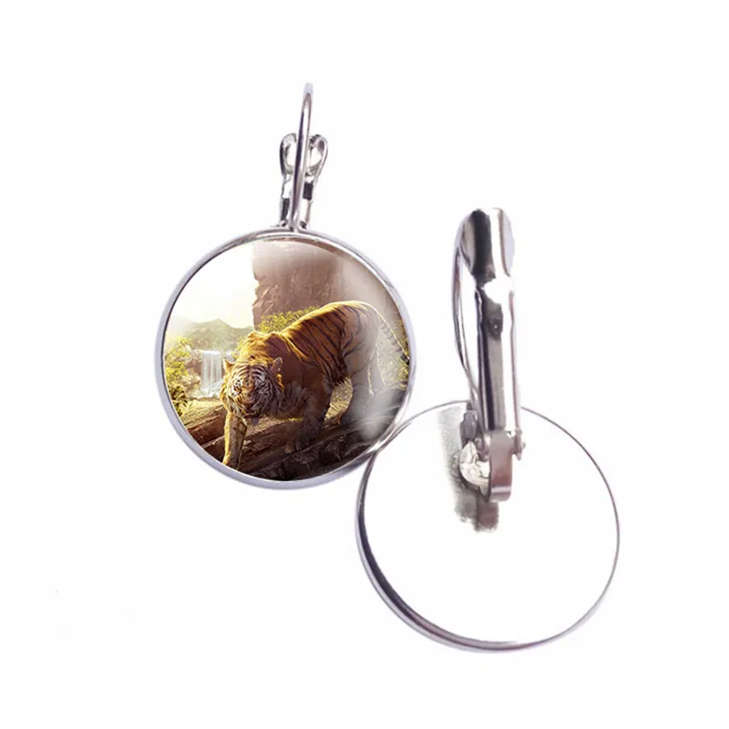 Серьги с изображением книги джунглей для женщин ювелирные изделия из фильма