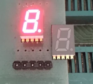 10 шт. Новый и оригинальный SMD 1 бит 0,3 дюйма цифровая трубка светодиодный светильник 7-сегментный общий анодкатод