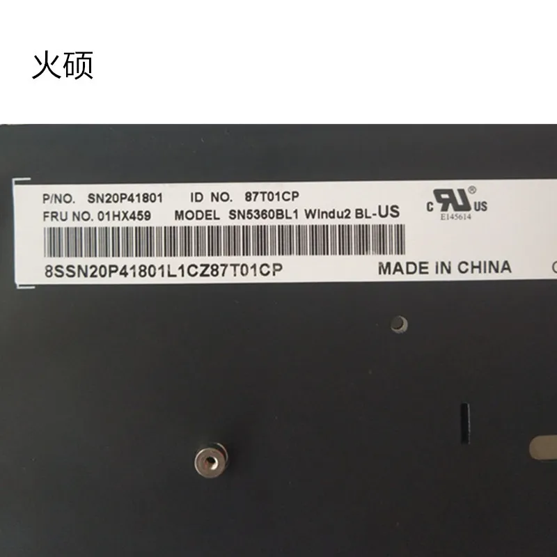 Новая Оригинальная клавиатура для Lenovo ThinkPad A485 T480 с подсветкой KB FRU: 01HX459 01HX499 01HX419