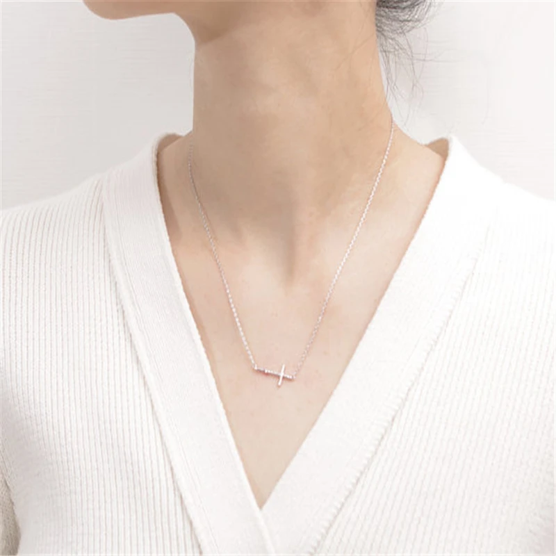 Женское ожерелье с подвеской в виде креста ожерелье-чокер высокой