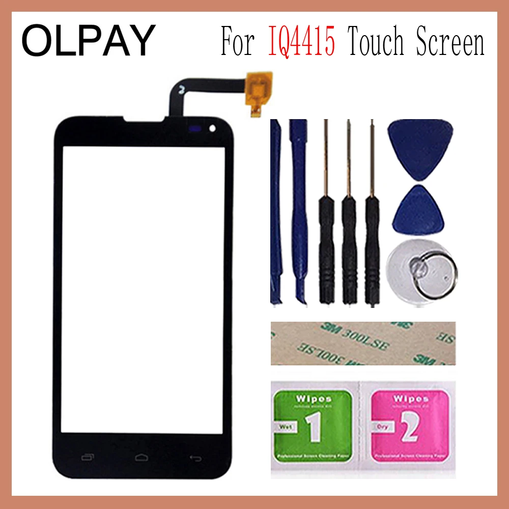 Стеклянная панель сенсорного экрана 4 5 ''для Fly IQ4415 4415 с дигитайзером сенсорные