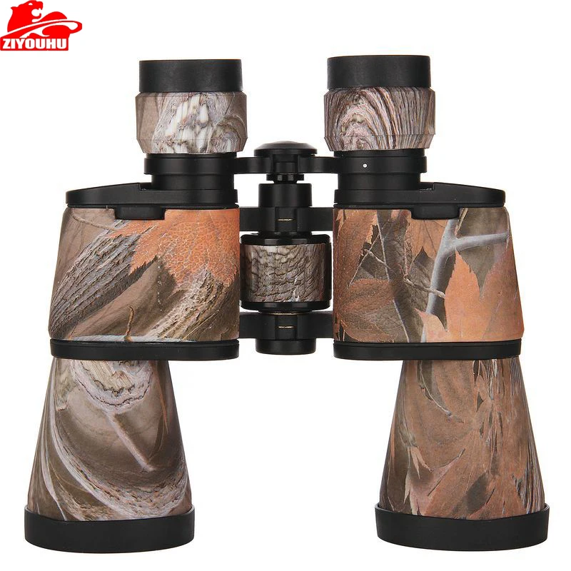 ZIYOUHU 10X50 Camuflage цветной телескоп низкий светильник ночное видение HD бинокль для