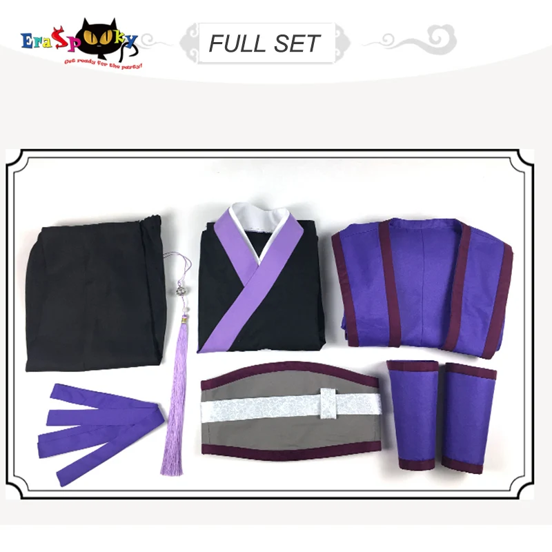 Mo Dao Zu Shi cosplay JIANG CHENG Grandmaster of Demonic Cultivation костюм для мужчин аниме парик обувь древний Хан Китайская одежда