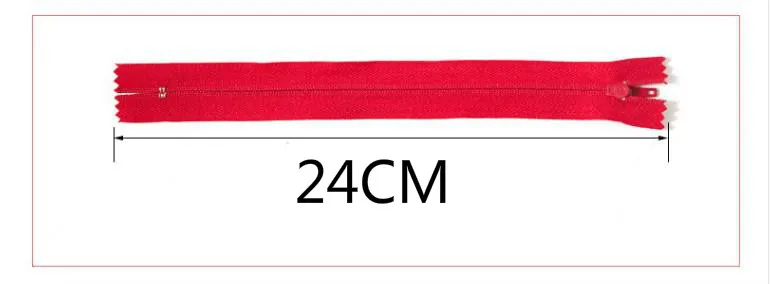 3 #24 см микс нейлоновая катушка красивые молнии для Diy мешок и т. Д. Портной