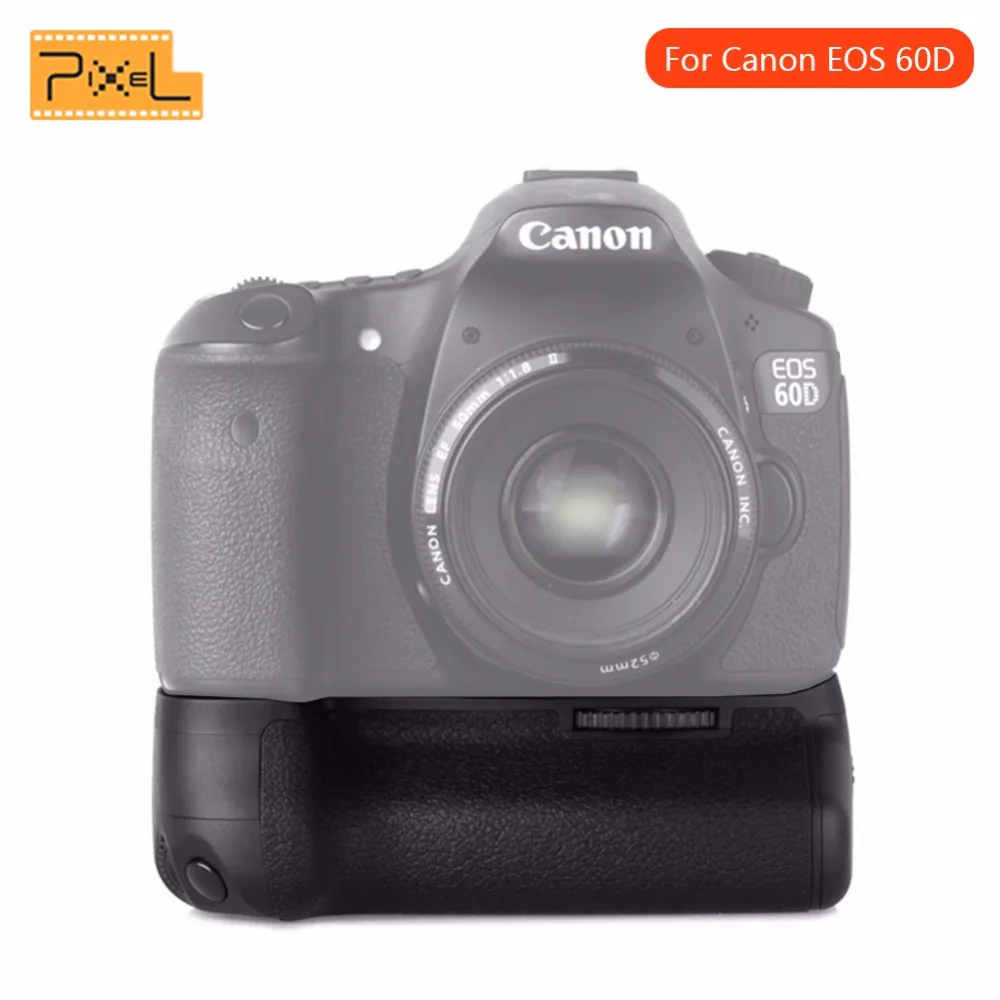 Pixel Vertax E9 вертикальный держатель батарейного отсека для Canon 60D 60Da DSLR камеры Замена