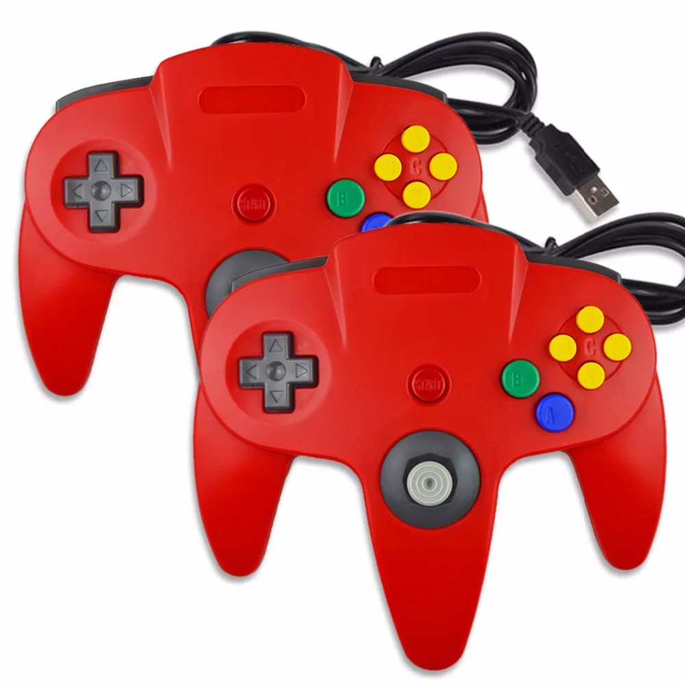 Iseebiz проводной геймпад Для nintendo N64 контроллер для Mac USB джойстик геймпады Windows PC|pc
