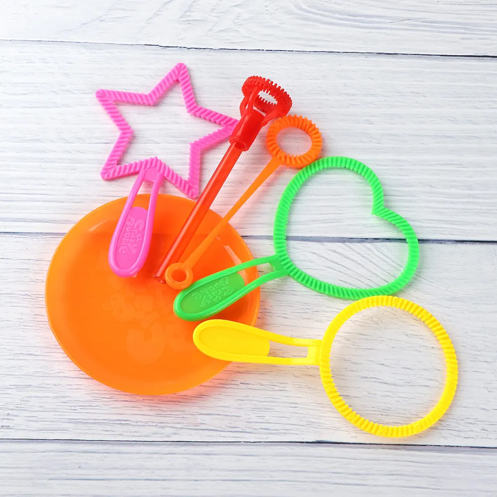 

6Pcs/set Portable Bubble Wand Tool Bubble Maker Concentrate Stick Blower Set Kid Children Outdoor Fun Toy Colorful Random Color