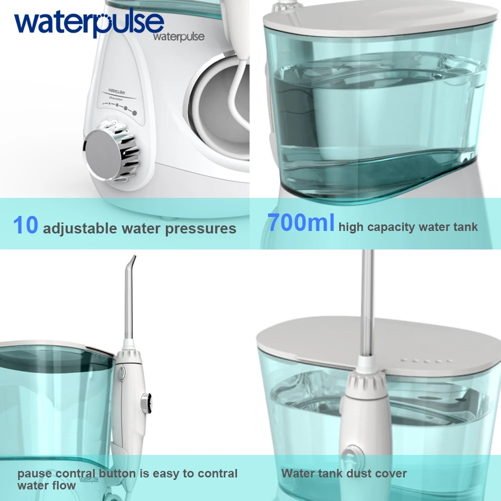Ирригатор полости рта Waterpulse V600 5 насадок 700 мл | Бытовая техника