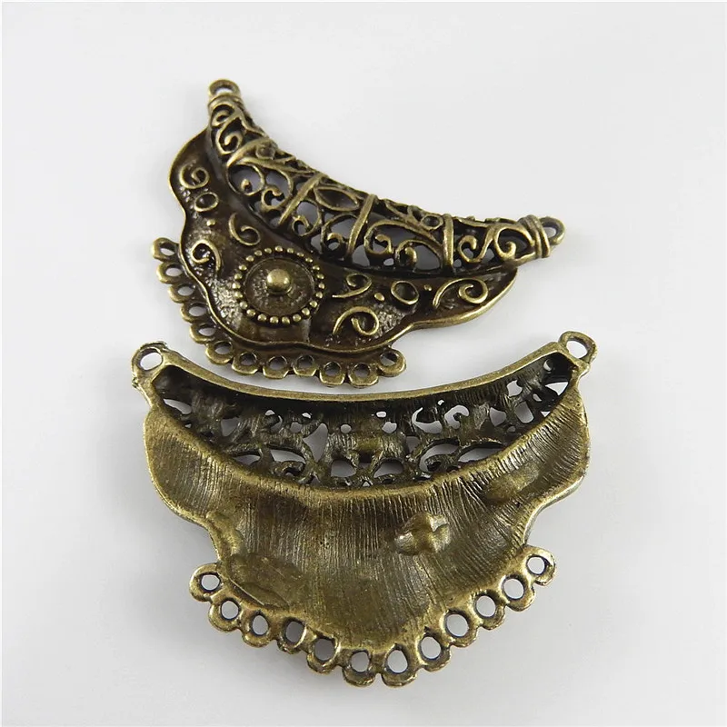 GraceAngie 3 шт. старинный стиль бронзовый тон сплав Модный шарм соединитель Декор
