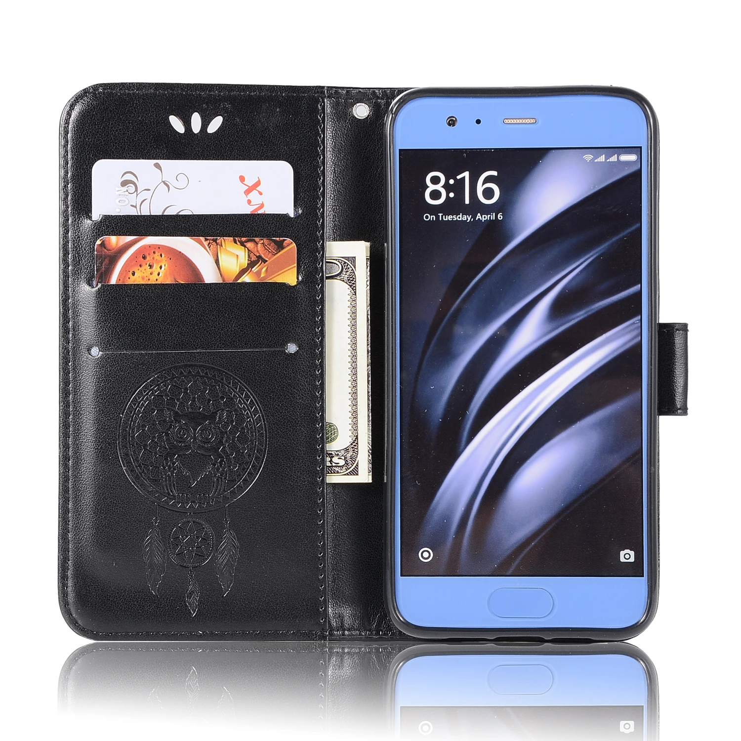Чехол для Xiaomi Mi 6 чехол Xiomi M6 из искусственной кожи флип кошелек чехлы телефонов Mi6
