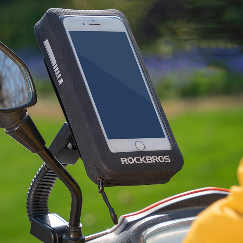Rockbros велосипедный держатель для телефона водонепроницаемый на мотоцикле