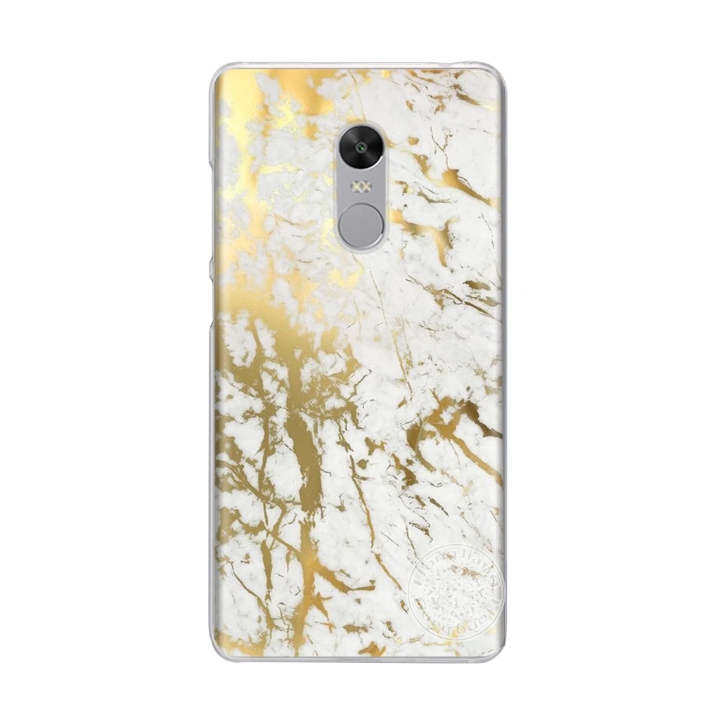 Золотой мраморный коллаж печати жесткий пластиковый чехол для телефона Xiaomi redmi 5 4 1 1s 2 3 3s pro note 5 4 4X 4A 5A plus prime