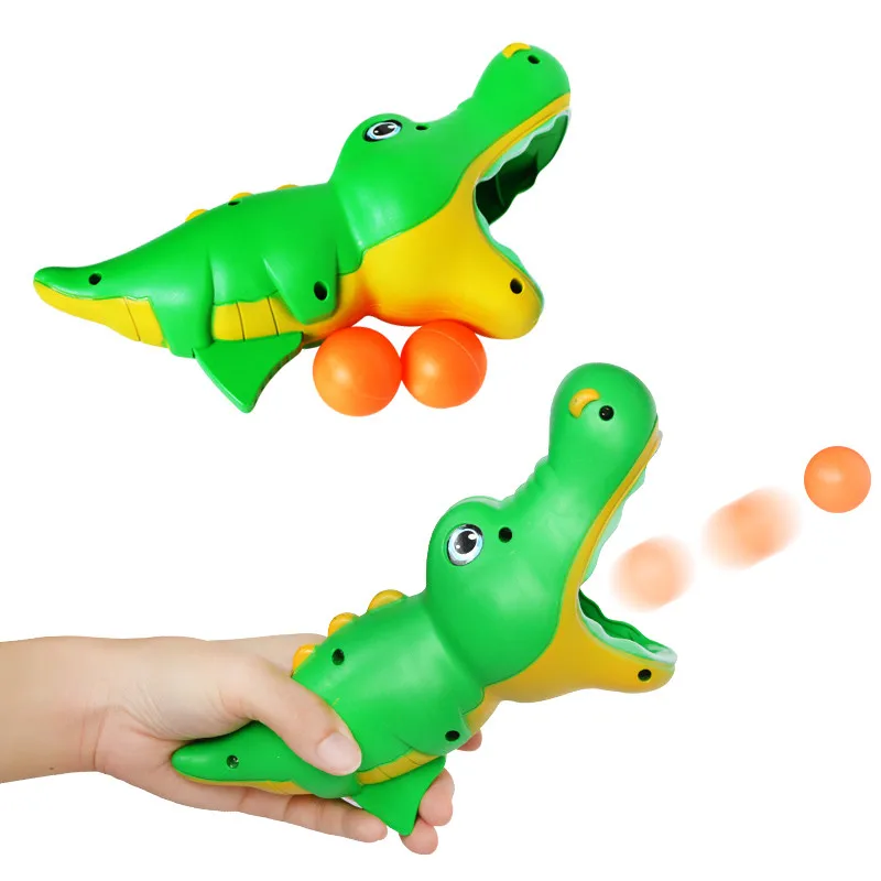 

2019 Creative Parent-child Interaction Cartoon Style Shark Dolphins Catapult Ball Toys For Children Catch Ball Toy Outdoor Sport