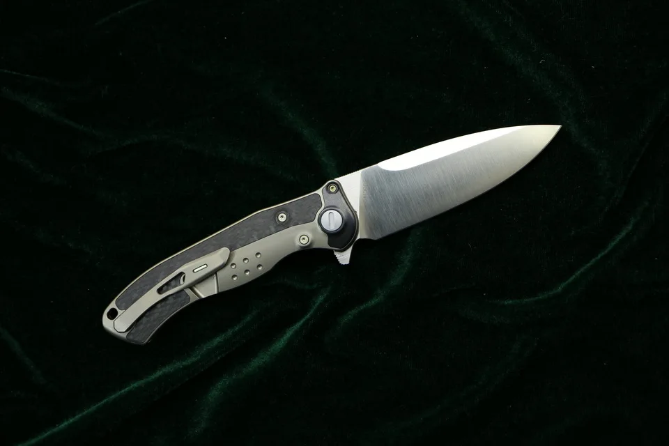 VENOM BONE DOCTOR M390 Титан CF Флиппер складной нож для кемпинга охоты выживания карманные кухонные ножи для фруктов EDC инструменты