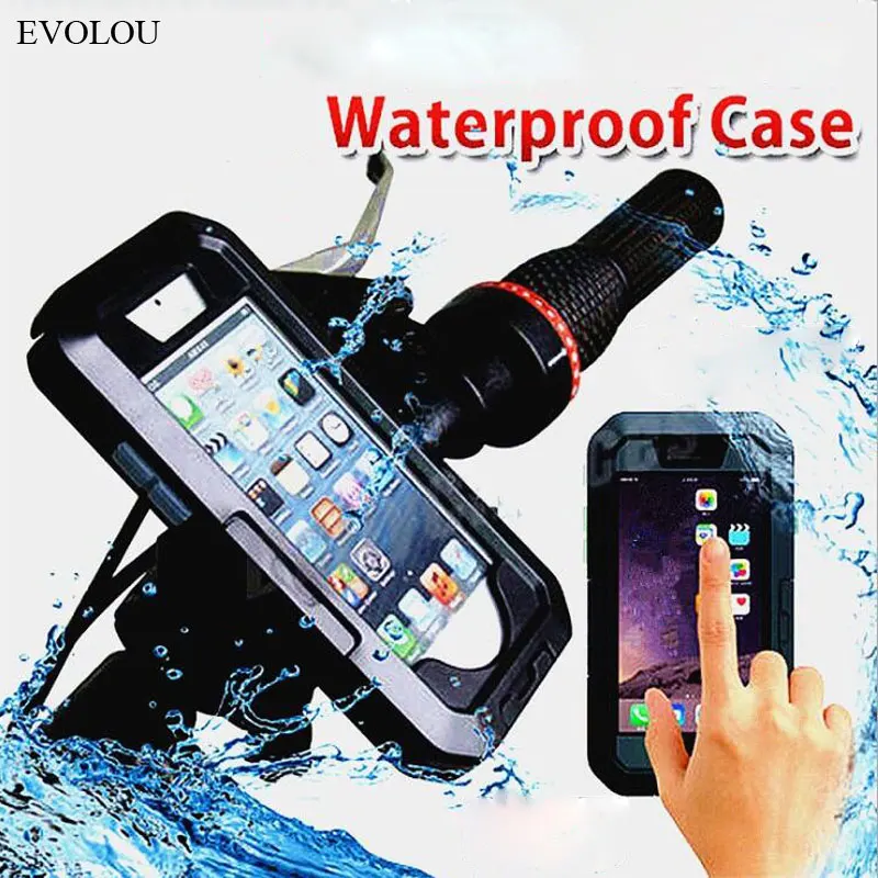 

Waterproof Bicycle Motorcycle Phone Holder Bike Phone Bag for Samsung S9 S8 Plus S7 S6 Edge Outdoor Armor Phone Cases Scooter
