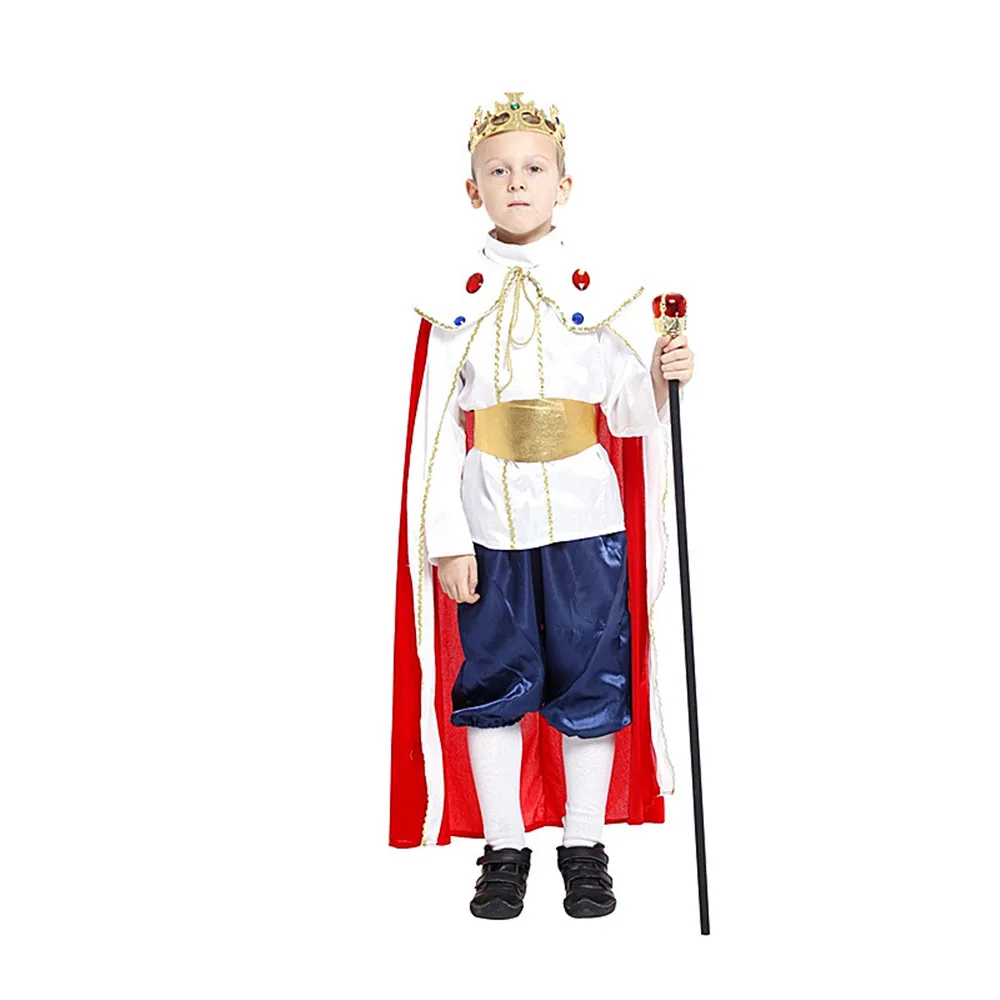 Детский маскарадный костюм короля принца на Хэллоуин для маскарада вечеринки
