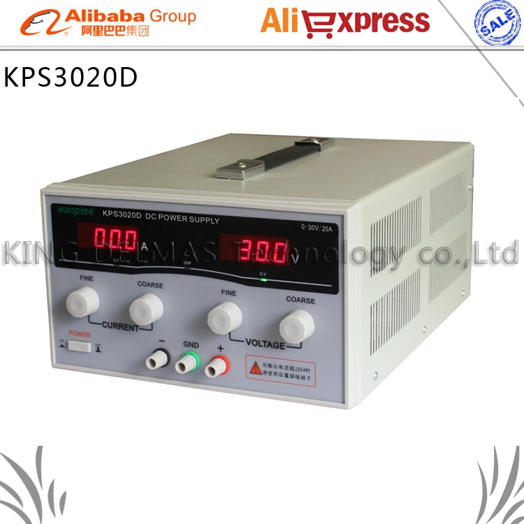 KPS3020D Высокоточный регулируемый светодиодный двойной дисплей Импульсный