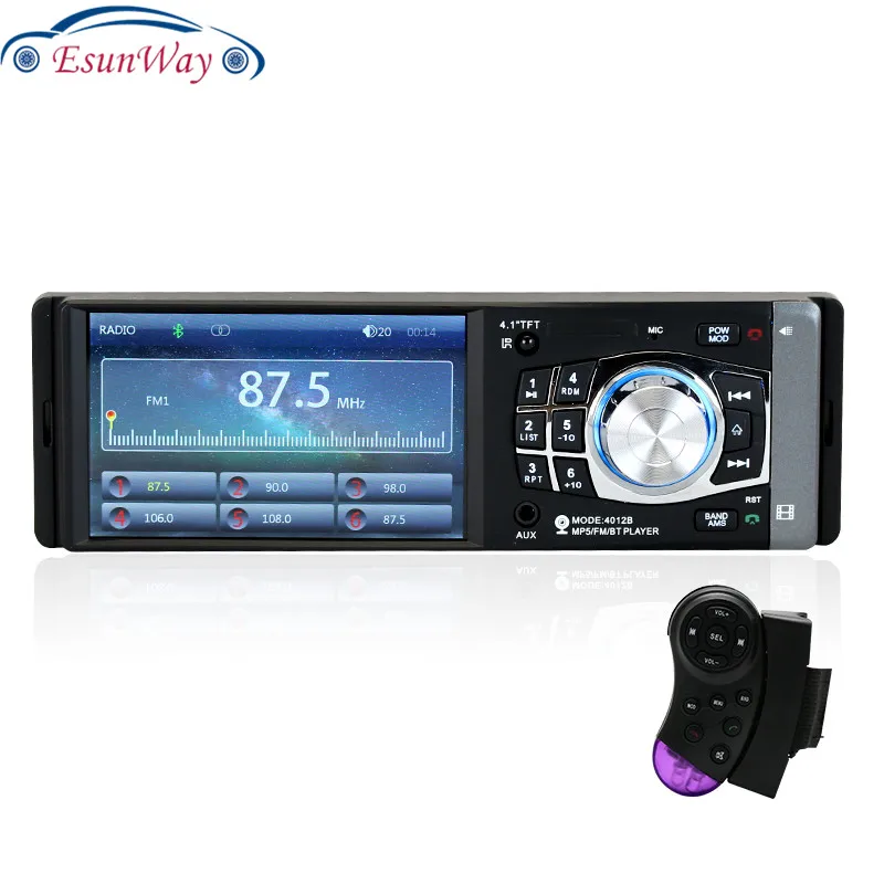 Автомобильный MP3-плеер 4012 Bluetooth автомобильное аудио стерео музыка FM-радио