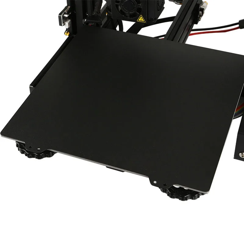 Портативный 235*235 мм 2 сторонний текстурированный PEI порошок Черная Пластина