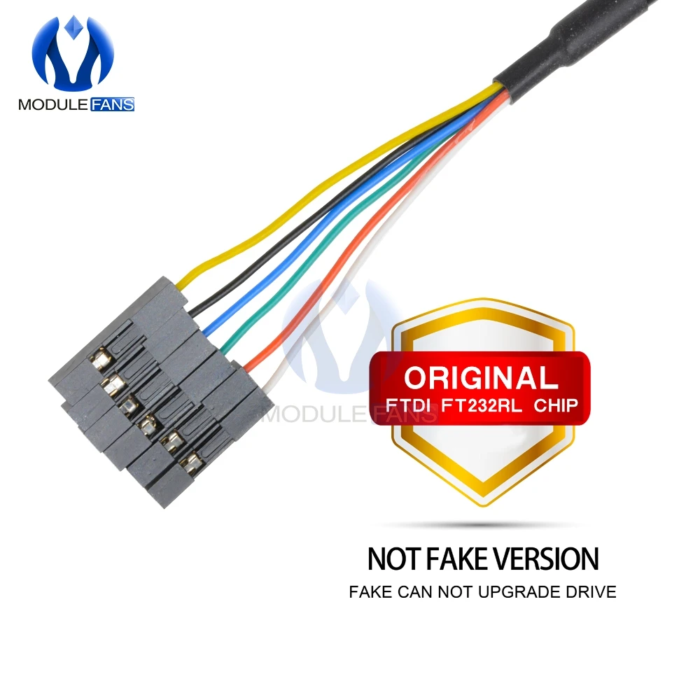 Оригинальный 6P 6PIN FTDI FT232RL FT232 USB к TTL RS232 последовательный провод адаптер модуль