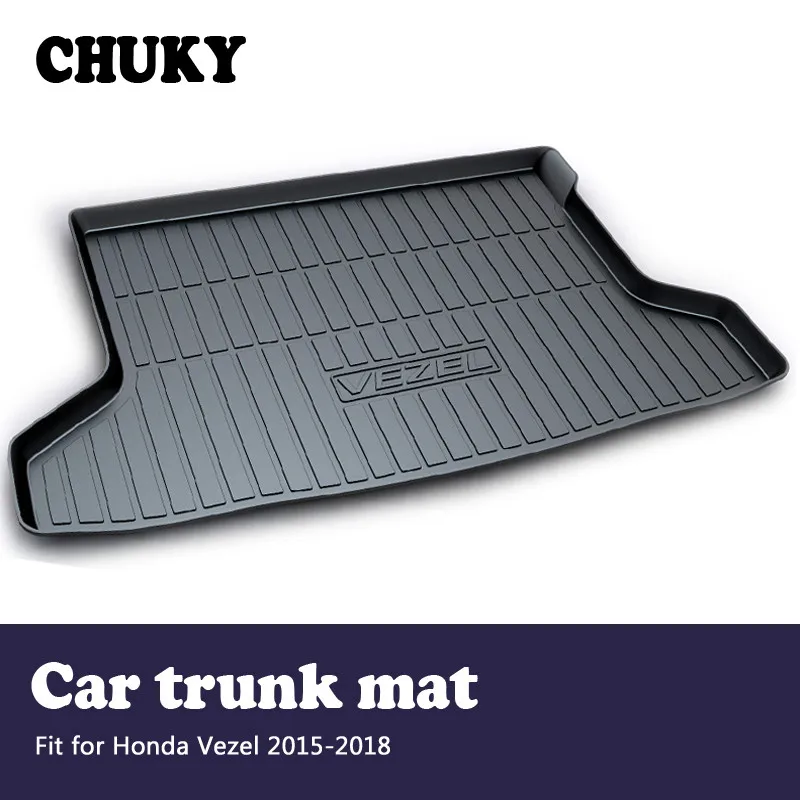 

CHUKY For Honda Vezel 2015 2016 2017 2018 Car Cargo rear trunk mat Styling Boot Liner Tray Waterproof Anti-slip mat Accessories