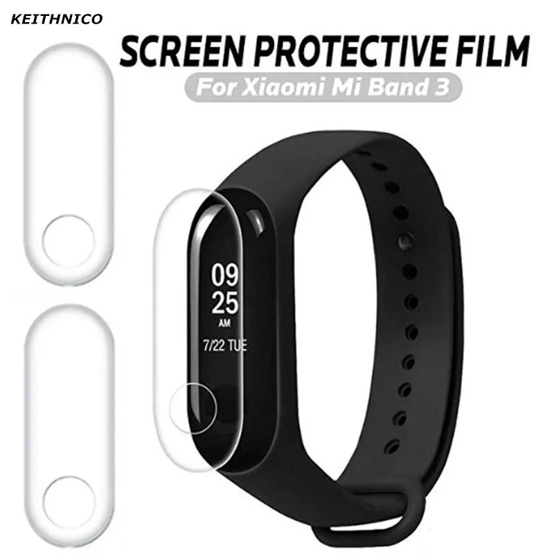 

5Pcs Screen Protector Film for Xiaomi Mi Band 3 Smart Wristband Bracelet Xiomi Mi Band 3 Protective Films Not Tempered Glass