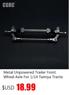 2 шт. CNC обод переднего и заднего колеса из металлического сплава для 1/14 Tamiya тягач RC альпинистский прицеп грузовой автомобиль компонент